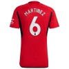 Camiseta de fútbol Manchester United Martinez 6 Primera Equipación 23-24 - Hombre